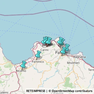 Mappa Via Giovanni Picone, 90044 Carini PA, Italia (18.52417)