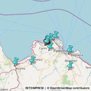 Mappa Via Giovanni Picone, 90044 Carini PA, Italia (11.12)