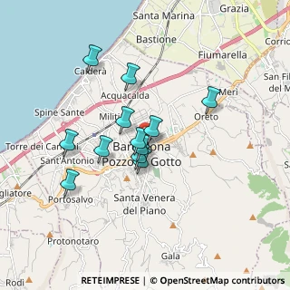 Mappa Via Giorgio Amendola, 98051 Barcellona Pozzo di Gotto ME, Italia (1.56833)