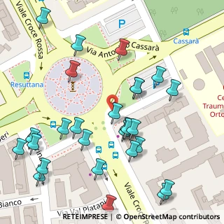 Mappa V.le Croce Rossa, 90146 Palermo PA, Italia (0.07407)
