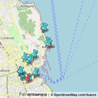 Mappa DiGiovanni Servizi Nautici BlueDaloo Padi 5 Stars Resort, 90142 Palermo PA, Italia (2.73118)