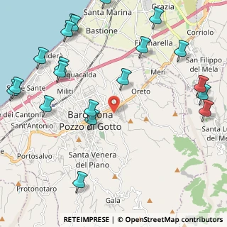 Mappa Via Gesù e Maria, 98051 Barcellona Pozzo di Gotto ME, Italia (3.231)