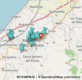 Mappa Via Gesù e Maria, 98051 Barcellona Pozzo di Gotto ME, Italia (1.74083)