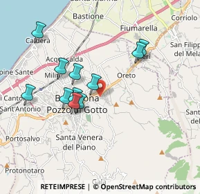 Mappa Via Gesù e Maria, 98051 Barcellona Pozzo di Gotto ME, Italia (1.88818)