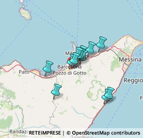 Mappa Via Gesù e Maria, 98051 Barcellona Pozzo di Gotto ME, Italia (10.12917)