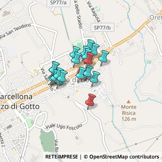 Mappa Via Gesù e Maria, 98051 Barcellona Pozzo di Gotto ME, Italia (0.3175)