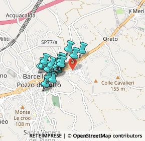 Mappa Via Gesù e Maria, 98051 Barcellona Pozzo di Gotto ME, Italia (0.659)