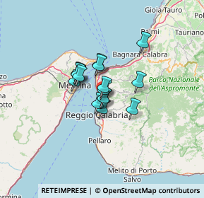 Mappa Via archi cep, 89121 Reggio di Calabria RC, Italia (8.28313)