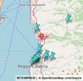 Mappa Via archi cep, 89121 Reggio di Calabria RC, Italia (4.54769)