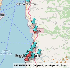 Mappa Via archi cep, 89121 Reggio di Calabria RC, Italia (5.518)