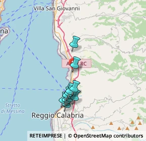 Mappa Via archi cep, 89121 Reggio di Calabria RC, Italia (3.58091)