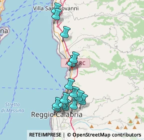 Mappa Via archi cep, 89121 Reggio di Calabria RC, Italia (4.32667)