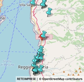 Mappa Via archi cep, 89121 Reggio di Calabria RC, Italia (5.421)