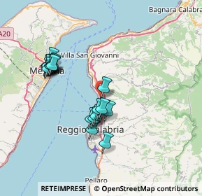 Mappa Via archi cep, 89121 Reggio di Calabria RC, Italia (7.5135)