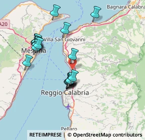 Mappa Via archi cep, 89121 Reggio di Calabria RC, Italia (8.0025)