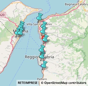 Mappa Via archi cep, 89121 Reggio di Calabria RC, Italia (7.41636)