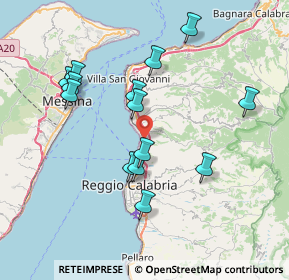 Mappa Via archi cep, 89121 Reggio di Calabria RC, Italia (8.12857)