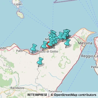 Mappa Via Risorgimento, 98051 Barcellona Pozzo di Gotto ME, Italia (8.73)