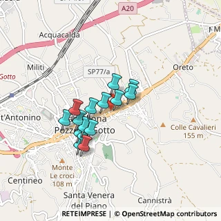 Mappa Via Sambuca, 98051 Barcellona Pozzo di Gotto ME, Italia (0.73667)
