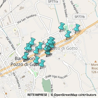 Mappa Via Sambuca, 98051 Barcellona Pozzo di Gotto ME, Italia (0.3635)