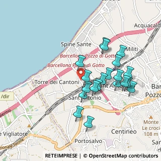 Mappa Via Eolie, 98051 Barcellona Pozzo di Gotto ME, Italia (0.953)