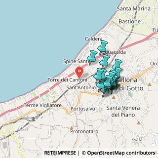 Mappa Via Eolie, 98051 Barcellona Pozzo di Gotto ME, Italia (1.784)