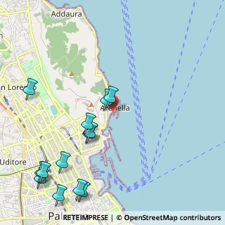 Mappa Discesa Tonnara, 90142 Palermo PA, Italia (3.01154)