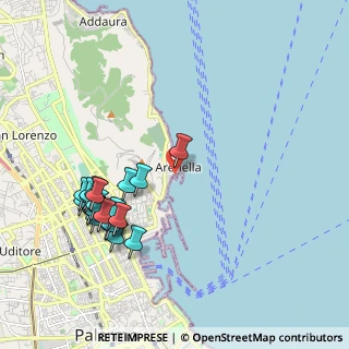 Mappa Discesa Tonnara, 90142 Palermo PA, Italia (2.422)