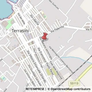 Mappa Via G. Ventimiglia, 175, 90049 Terrasini, Palermo (Sicilia)