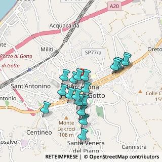 Mappa Via Lorenzo Cutugno, 98051 Barcellona Pozzo di Gotto ME, Italia (0.9305)