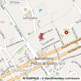 Mappa Via Medaglie D'Oro, 19, 98051 Barcellona Pozzo di Gotto, Messina (Sicilia)