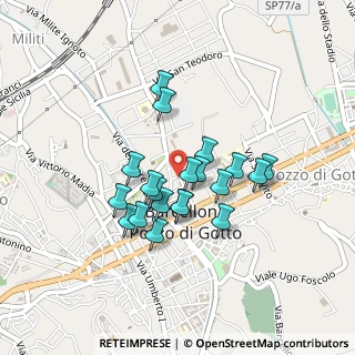 Mappa Via Lorenzo Cutugno, 98051 Barcellona Pozzo di Gotto ME, Italia (0.379)