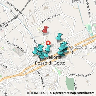 Mappa Via Lorenzo Cutugno, 98051 Barcellona Pozzo di Gotto ME, Italia (0.343)