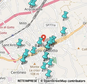 Mappa Via Lorenzo Cutugno, 98051 Barcellona Pozzo di Gotto ME, Italia (1.09)