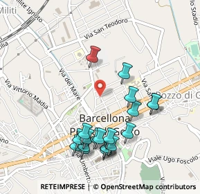 Mappa Via Lorenzo Cutugno, 98051 Barcellona Pozzo di Gotto ME, Italia (0.5705)