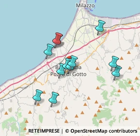 Mappa Via Ugo la Malfa, 98051 Barcellona Pozzo di Gotto ME, Italia (3.43417)