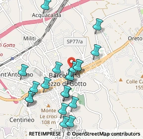 Mappa Via Ugo la Malfa, 98051 Barcellona Pozzo di Gotto ME, Italia (1.116)