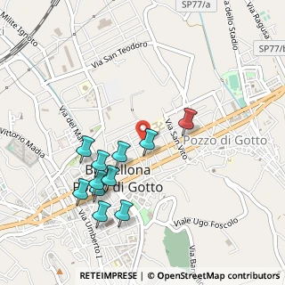 Mappa Via Cattafi Salvatore, 98051 Barcellona Pozzo di Gotto ME, Italia (0.54455)