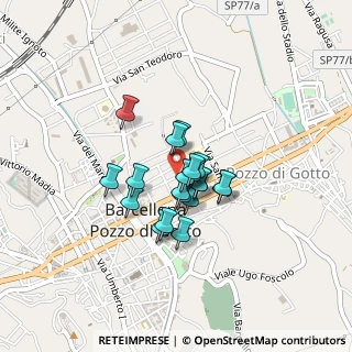 Mappa Via Cattafi Salvatore, 98051 Barcellona Pozzo di Gotto ME, Italia (0.297)