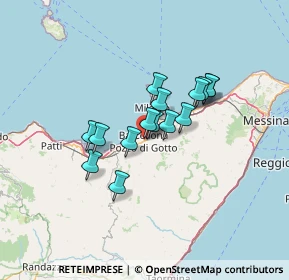 Mappa Via John F.Kennedy, 98050 Barcellona Pozzo di Gotto ME, Italia (10.45133)