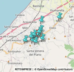 Mappa 98050 Barcellona Pozzo di Gotto ME, Italia (1.05727)