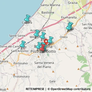 Mappa Via John F.Kennedy, 98050 Barcellona Pozzo di Gotto ME, Italia (1.56)