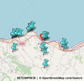 Mappa Via Andrea Doria, 98066 Patti ME, Italia (8.144)