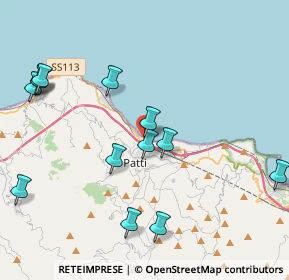 Mappa Via Agrigento, 98066 Patti ME, Italia (5.15769)