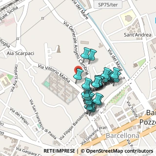 Mappa Via Madia Vittorio, 98051 Barcellona Pozzo di Gotto ME, Italia (0.20423)
