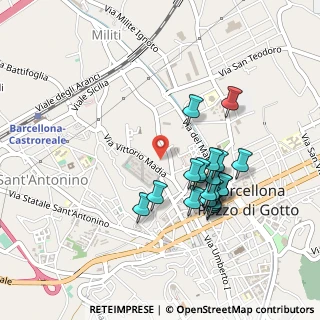 Mappa Via Madia Vittorio, 98051 Barcellona Pozzo di Gotto ME, Italia (0.4735)