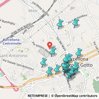 Mappa Via Madia Vittorio, 98051 Barcellona Pozzo di Gotto ME, Italia (0.674)