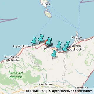 Mappa A20 Messina - Palermo, 98066 Patti ME, Italia (7.02364)
