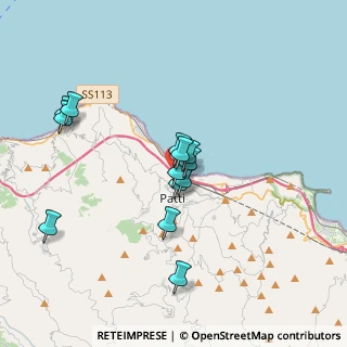Mappa A20 Messina - Palermo, 98066 Patti ME, Italia (3.38692)