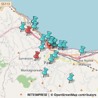 Mappa A20 Messina - Palermo, 98066 Patti ME, Italia (1.7045)